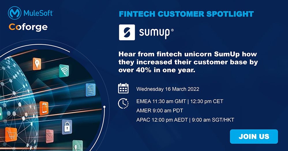 Coforge-MuleSoft-SumUp-Fintech-webinar